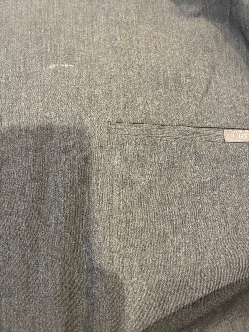 Large Figs graphite Livingston pants/ free Xl top(bleach stain) - Picture 5 of 5